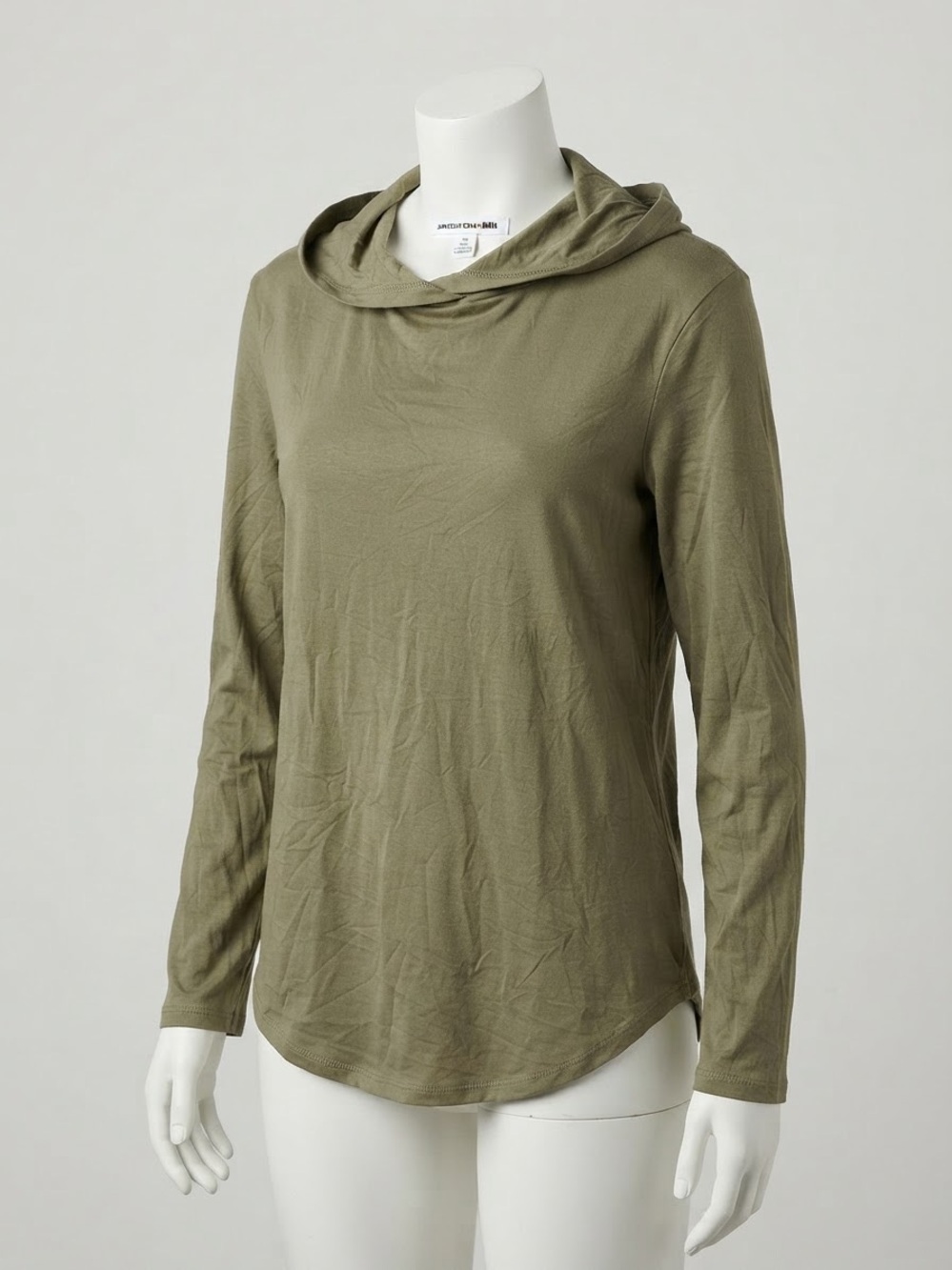 Amazon Essentials Olive Hooded Long-Sleeve Top